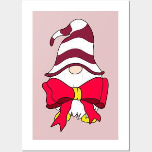 Little Gnome with Ribbon Posters and Art